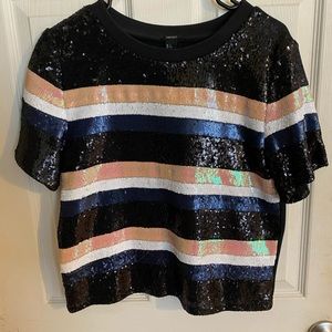 Cute sequins top